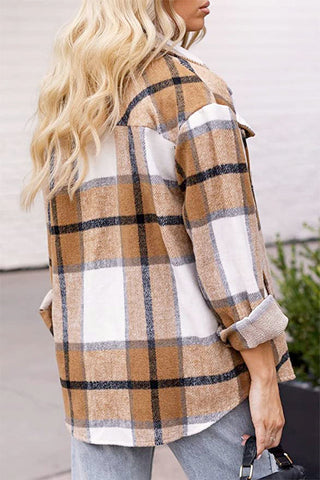  Lisa - Long Sleeve Plaid Flannel - Cozy & Stylish-2