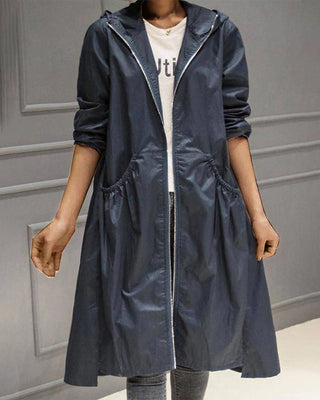 Emily – Classic Trench Coat with Pockets for Women-6