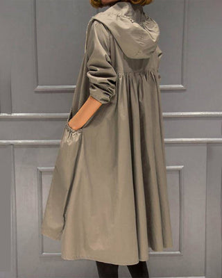 Emily – Classic Trench Coat with Pockets for Women-2