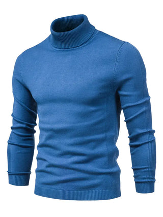 Men’s Turtleneck Sweater - Slim Fit - Soft Knit - Long Sleeve Smart Casual Wear 2