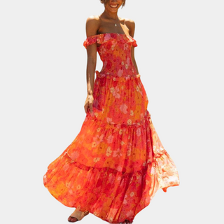 Sienna – Elegant Floral Women's Dress