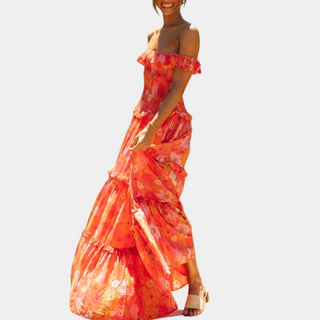 Sienna – Elegant Floral Women's Dress