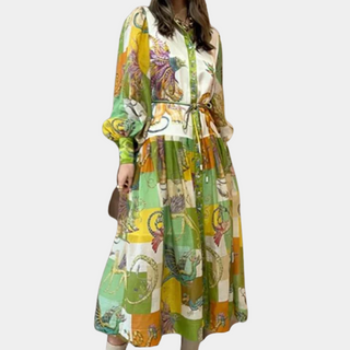 Lily – Elegant and Colorful Women's Dress