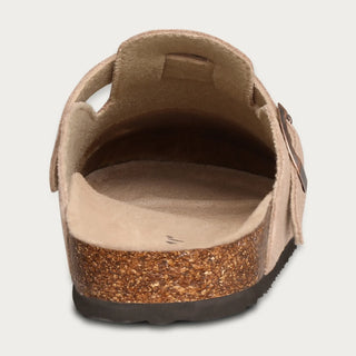 Old Money Style Suede Slippers | Soft Leather Clogs | Romain Men