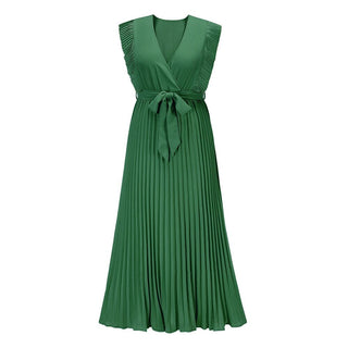 Natalia – Luxe Green Bohemian Dress