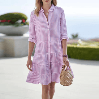 Fiora – Striped A-Line Summer Dress