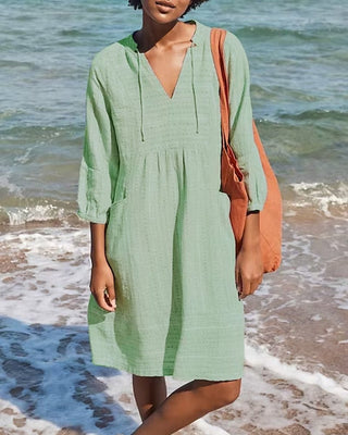 Grace – Casual Shirt Dress | Relaxed Fit with Adjustable Waist