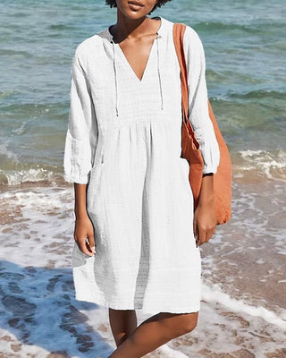 Grace – Casual Shirt Dress | Relaxed Fit with Adjustable Waist