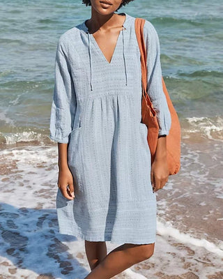 Grace – Casual Shirt Dress | Relaxed Fit with Adjustable Waist